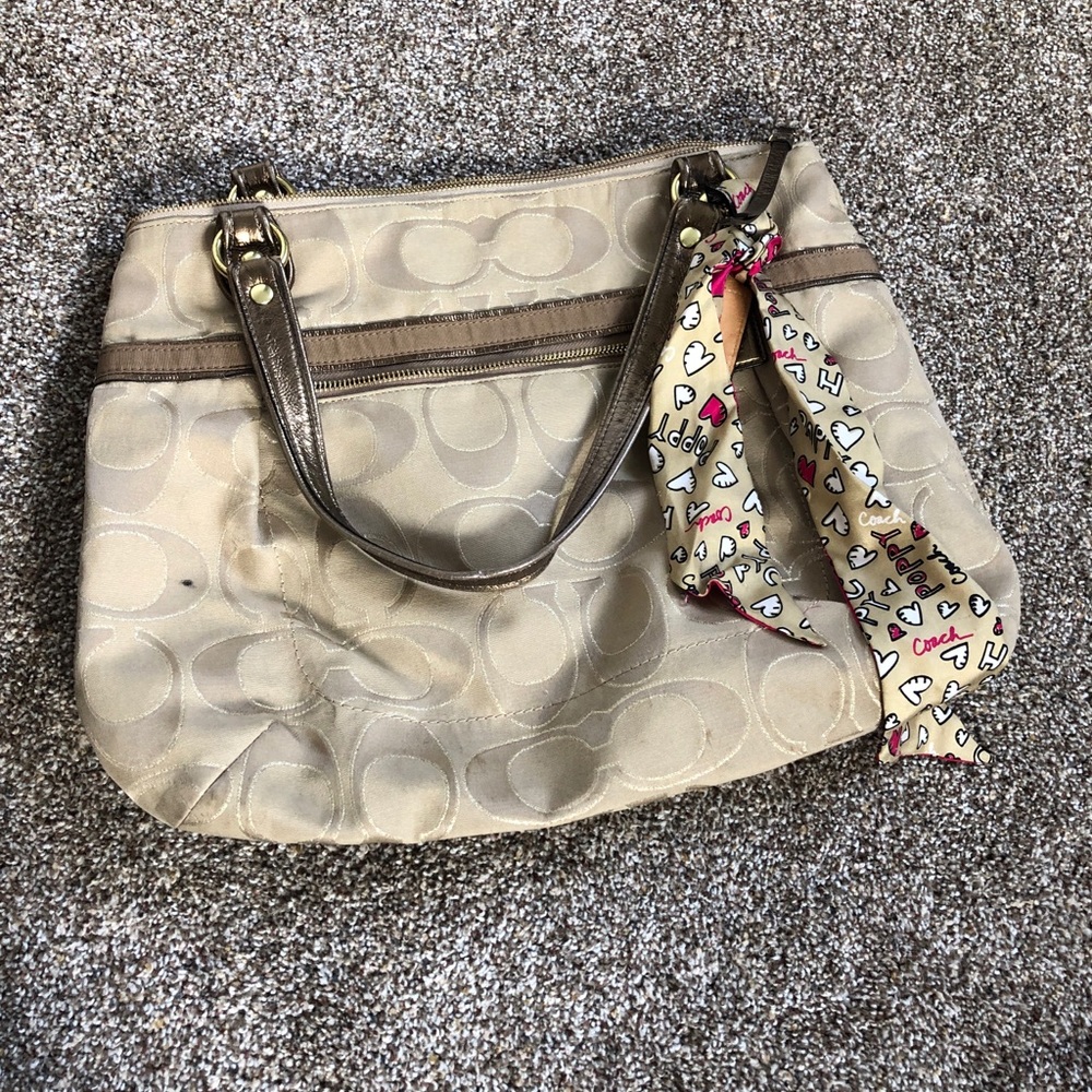 Coach poppy shoulder bag
